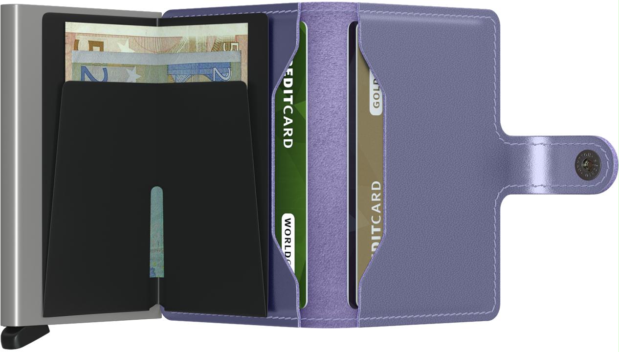 SECRID MINIWALLET METALLIC LILA