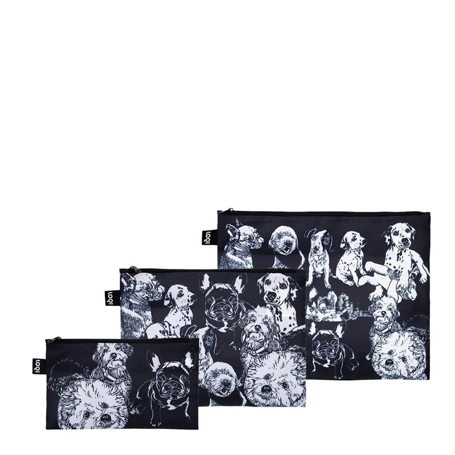 LOQI ETUI'S RED POPPY BEE DOGS