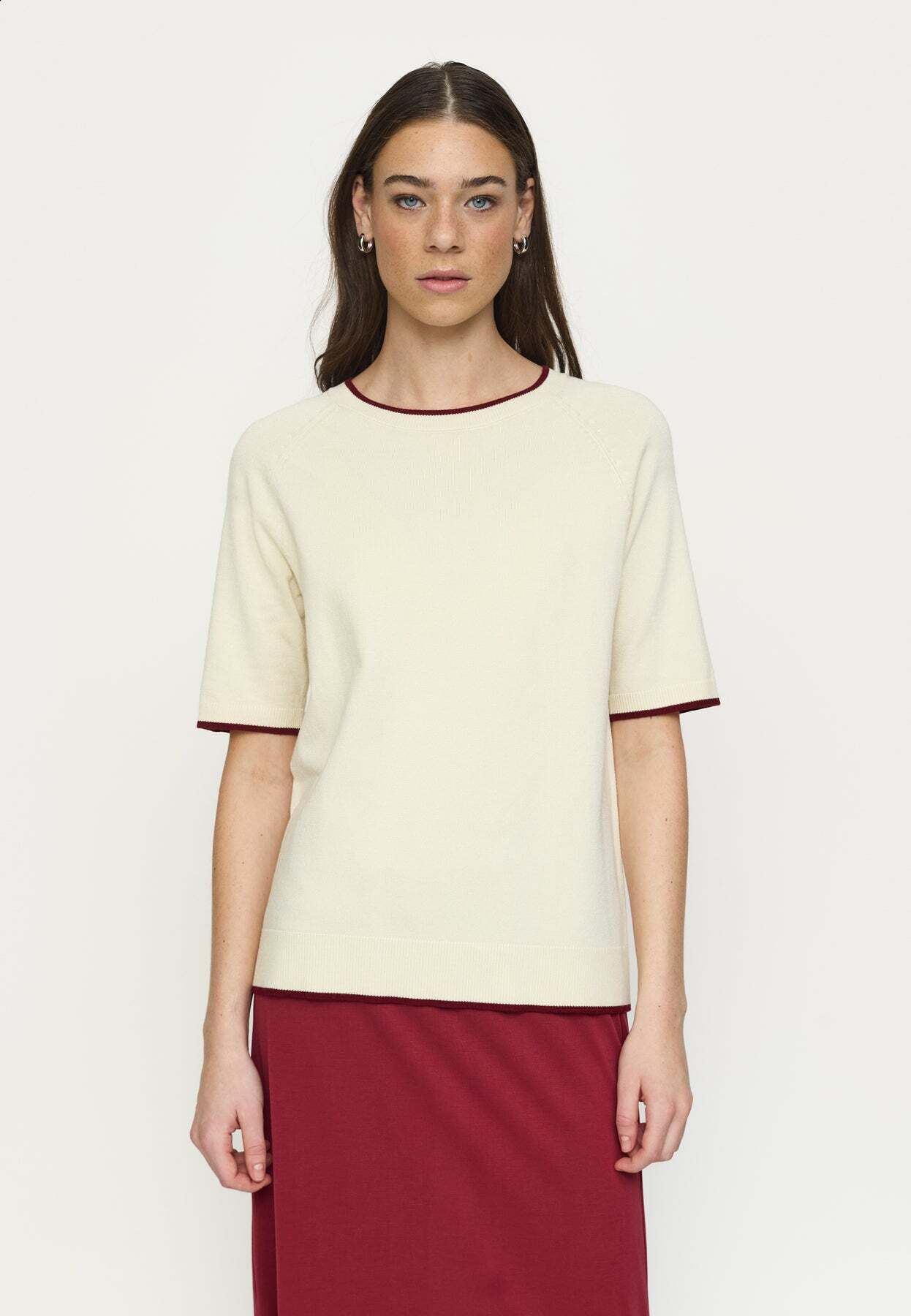 SOFT REBELS TOP MARLA arctic wolf