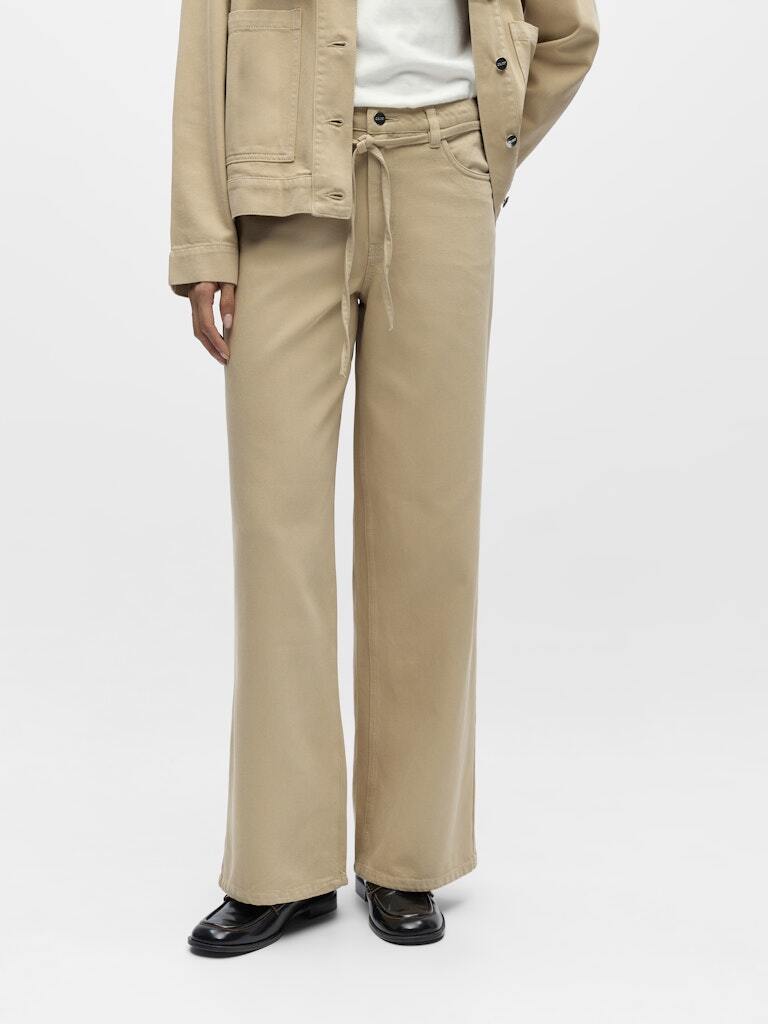 OBJECT JEANS ROSIE WIDE HUMUS