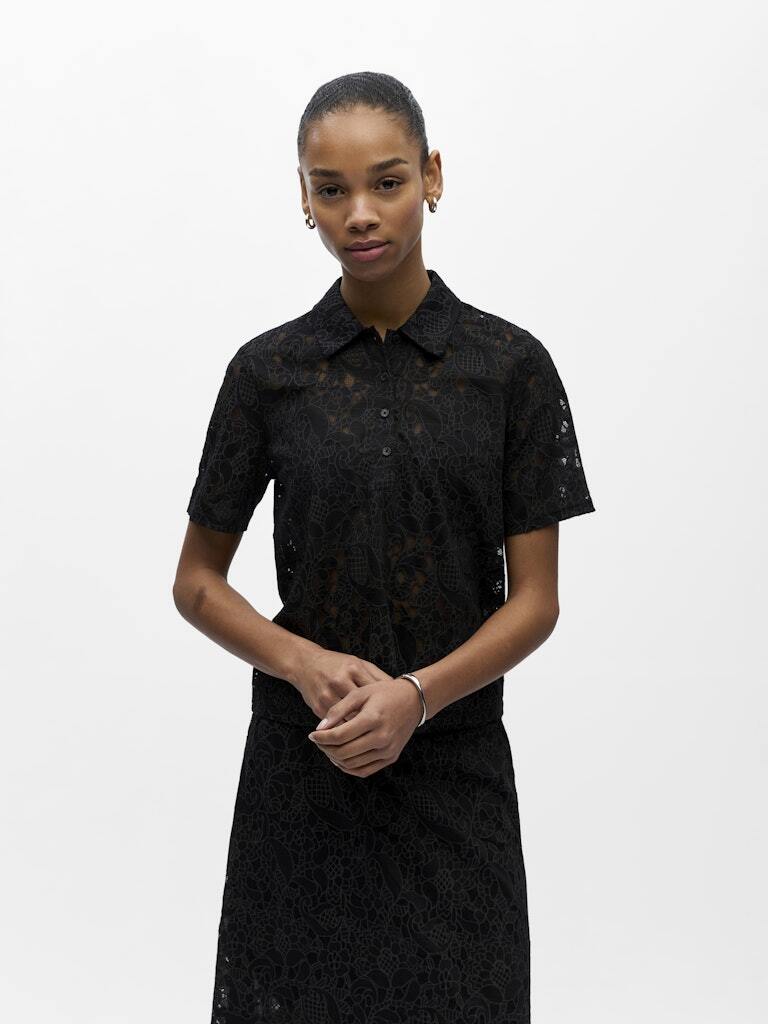 OBJECT POLO BIANCA BLACK