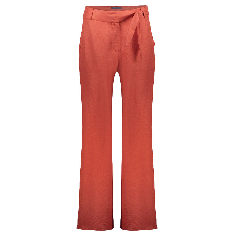 GEISHA BROEK LINNENLOOK BURNED ORANGE