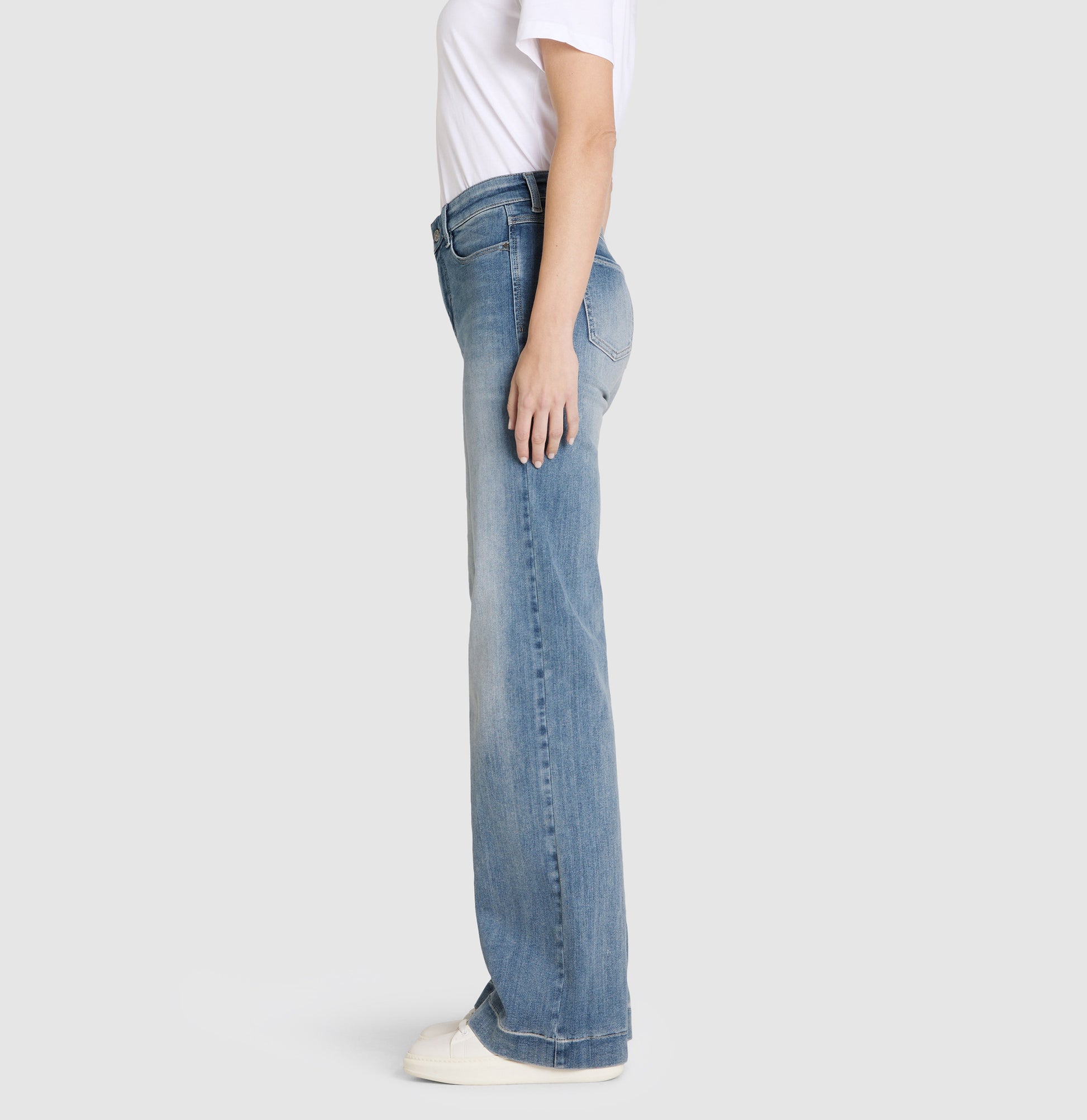 MAC JEANS DREAM WIDE AUTHENTIC SKY BLUE WASH