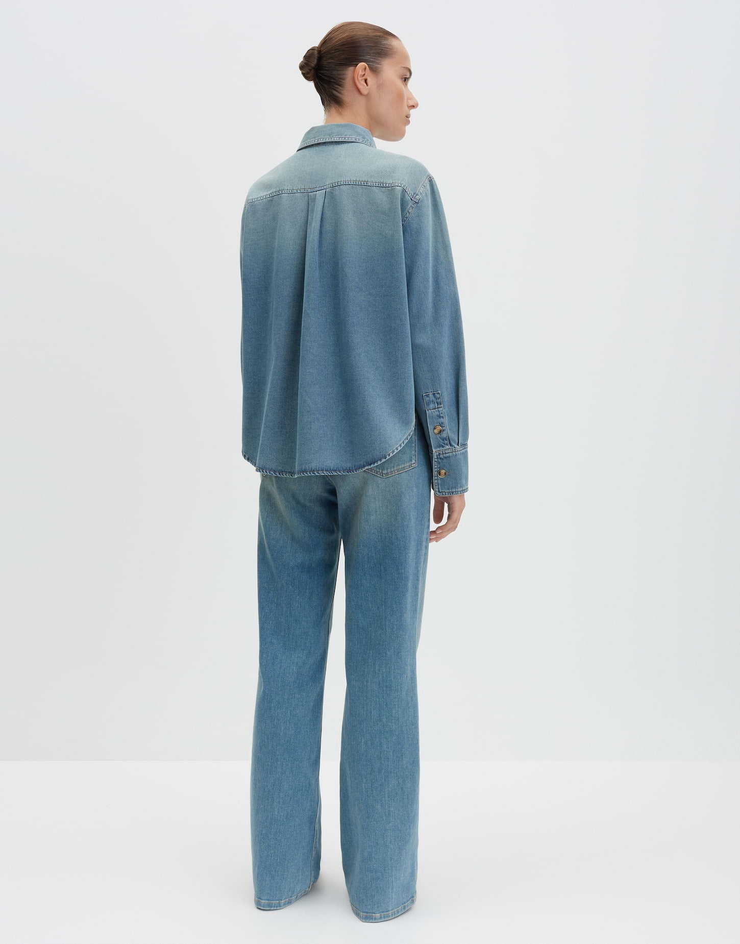 SOMEDAY BLOUSE ZUTIE MID SOFT BLUE