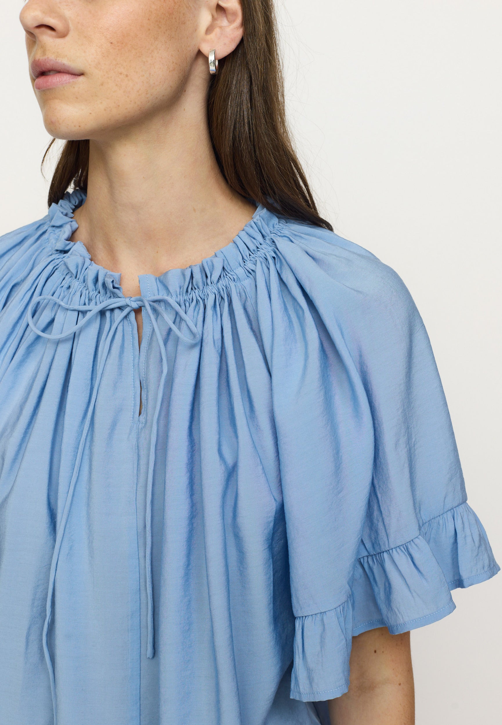SOFT REBELS BLOUSE HAINA FOREVER BLUE