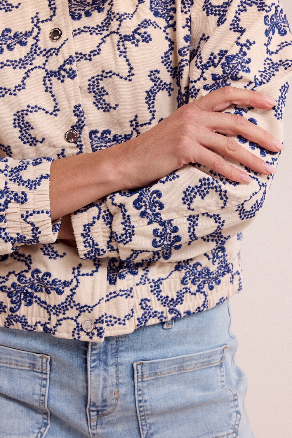 TRAMONTANA JACKET PRINT STONE