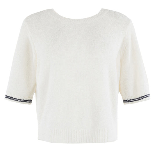 ANNA BLUE TRUI OLETA CREAM SOLID