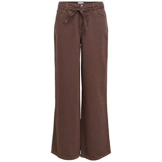 OBJECT JEANS ROSIE WIDE SEAL BROWN