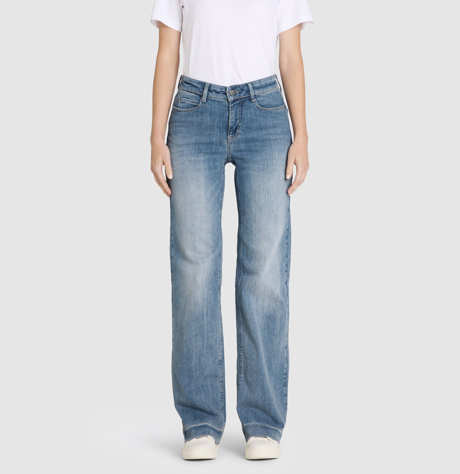 MAC JEANS DREAM WIDE AUTHENTIC SKY BLUE WASH