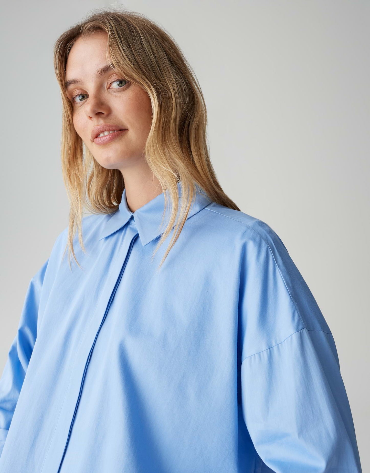 OPUS BLOUSE FUNDRA WATER BLUE