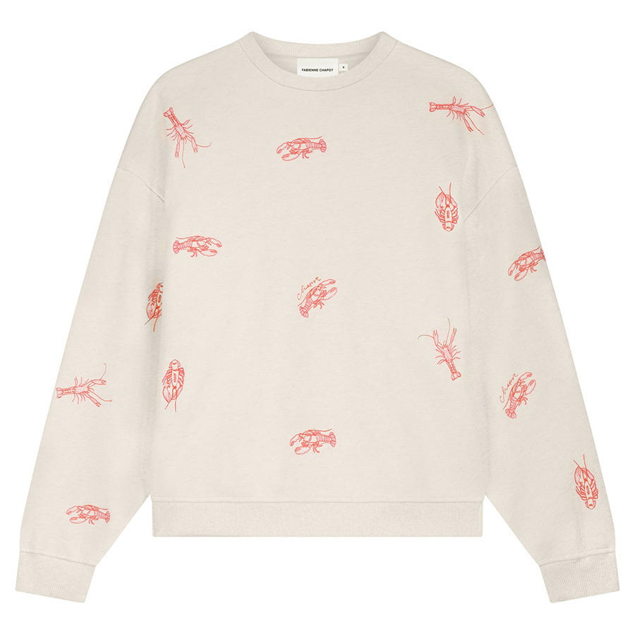 FABIENNE CHAPOT SWEATER TERRY OATMEAL MELANGE