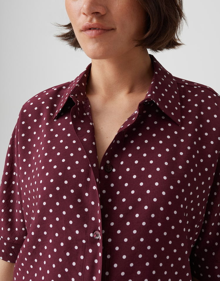 OPUS BLOUSE FARISE POLKADOT CHERRY JAM