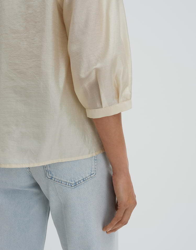 SOMEDAY BLOUSE ZAMIDA BUTTERCREAM