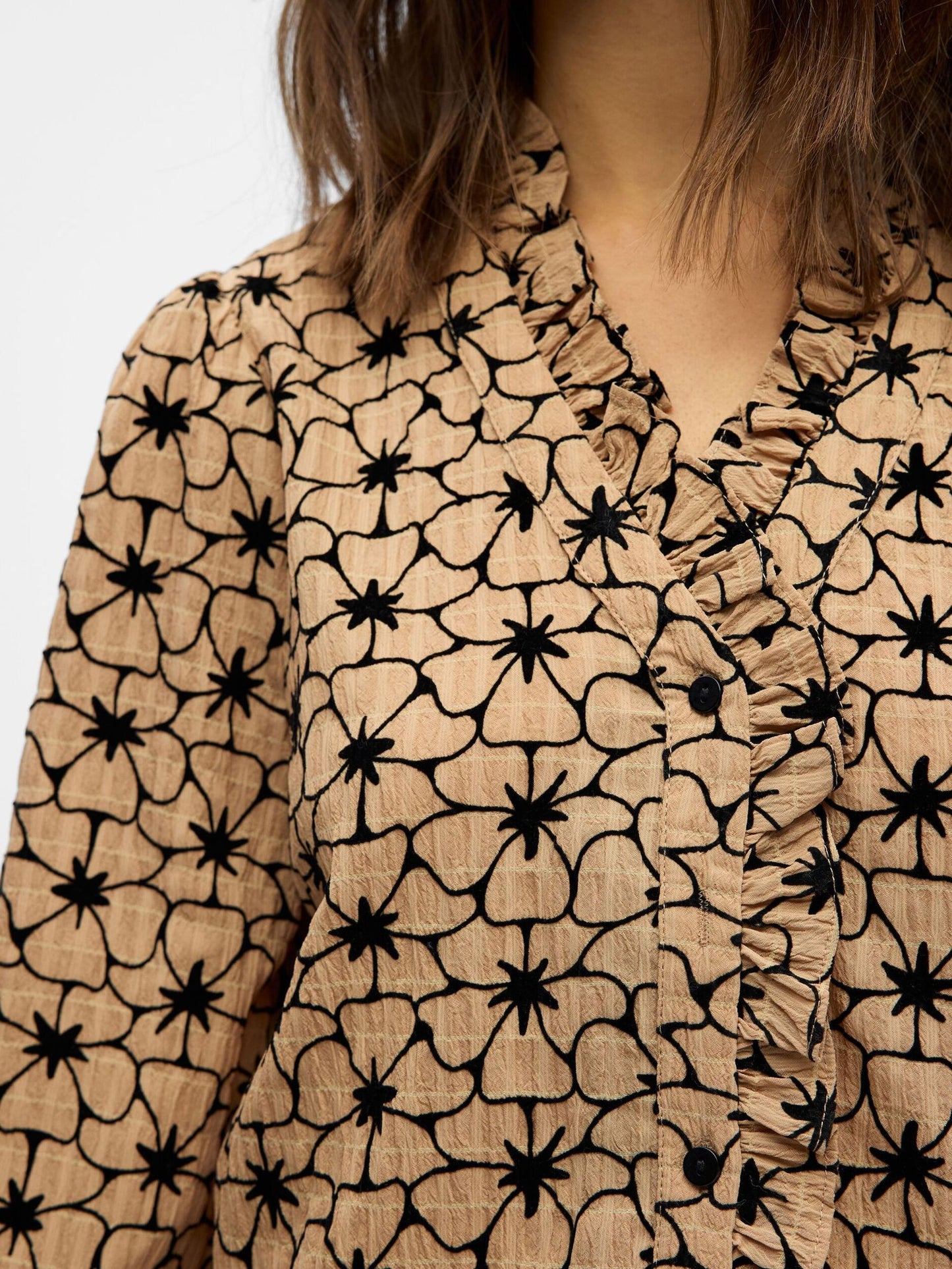 OBJECT BLOUSE DEA TANNIN/BLACK