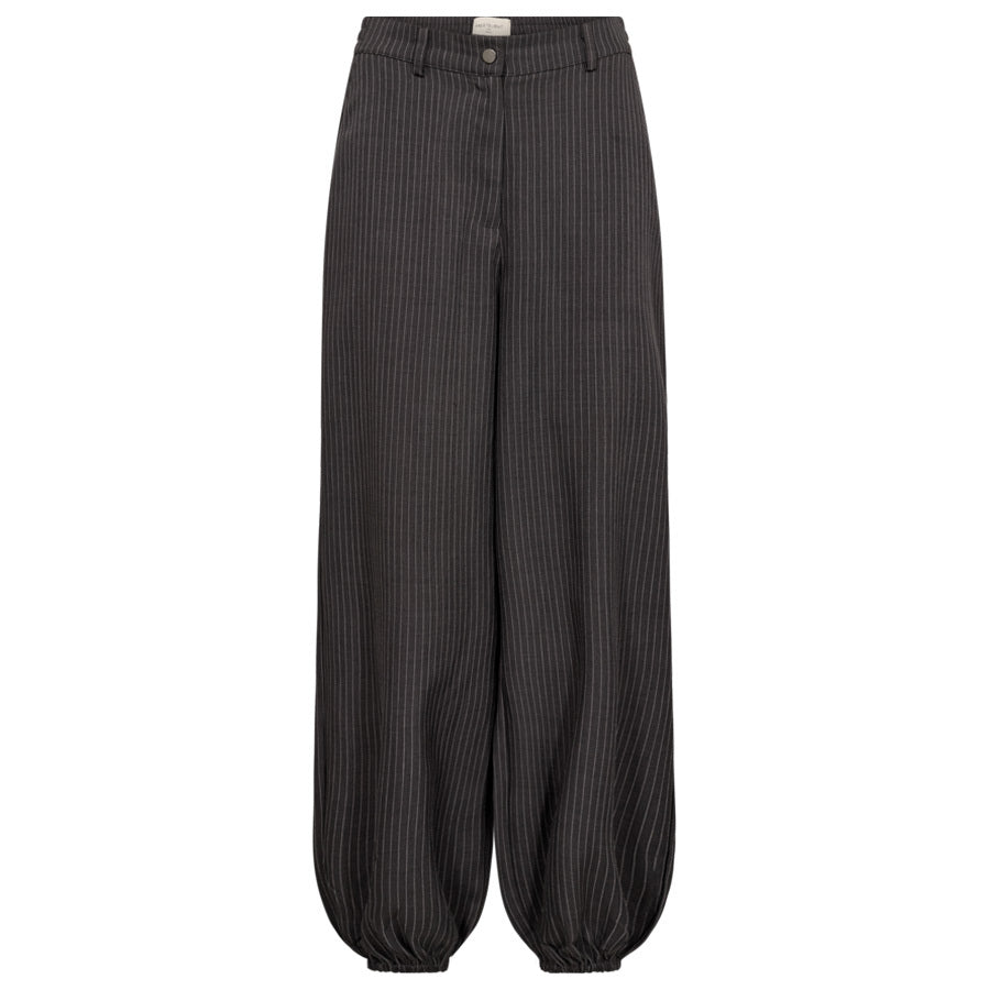 FREEQUENT BROEK MALI DARK GREY MELANGE/STAR OFF-WHITE