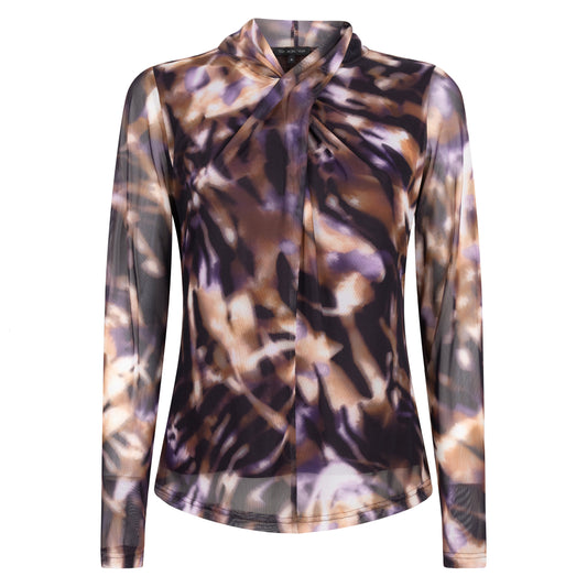 TRAMONTANA TOP WINTER ECPLISE PRINT PURPLES