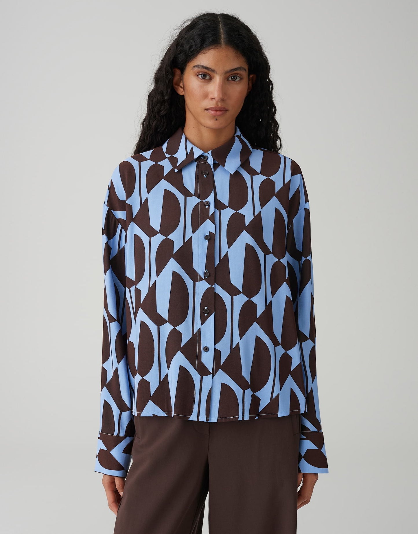 OPUS BLOUSE FETRO WATER BLUE