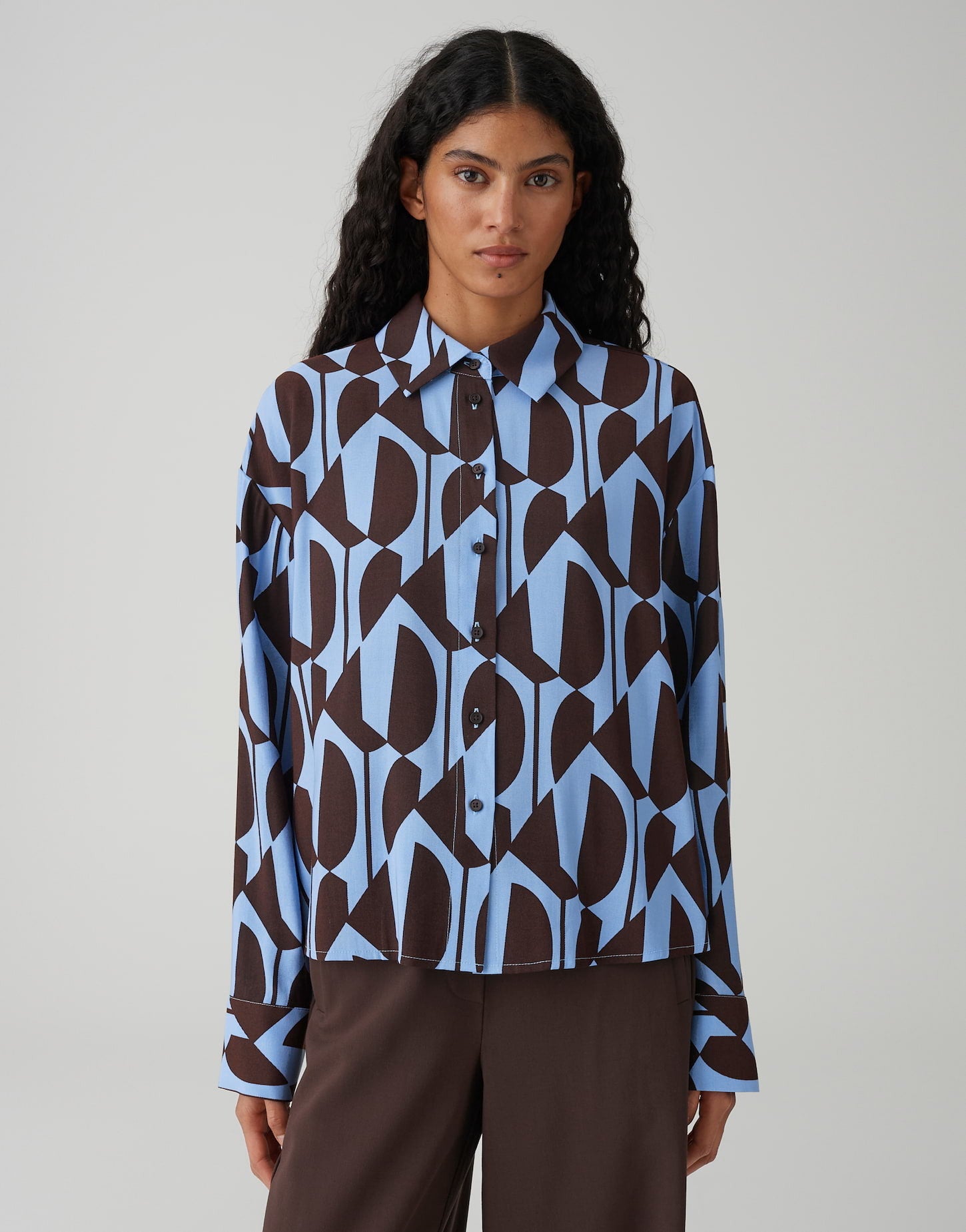 OPUS BLOUSE FETRO WATER BLUE