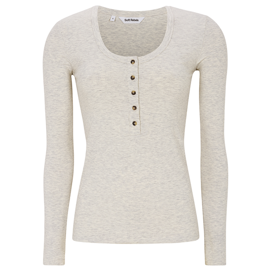 SOFT REBELS SHIRT LAVANA ARCTIC WOLF