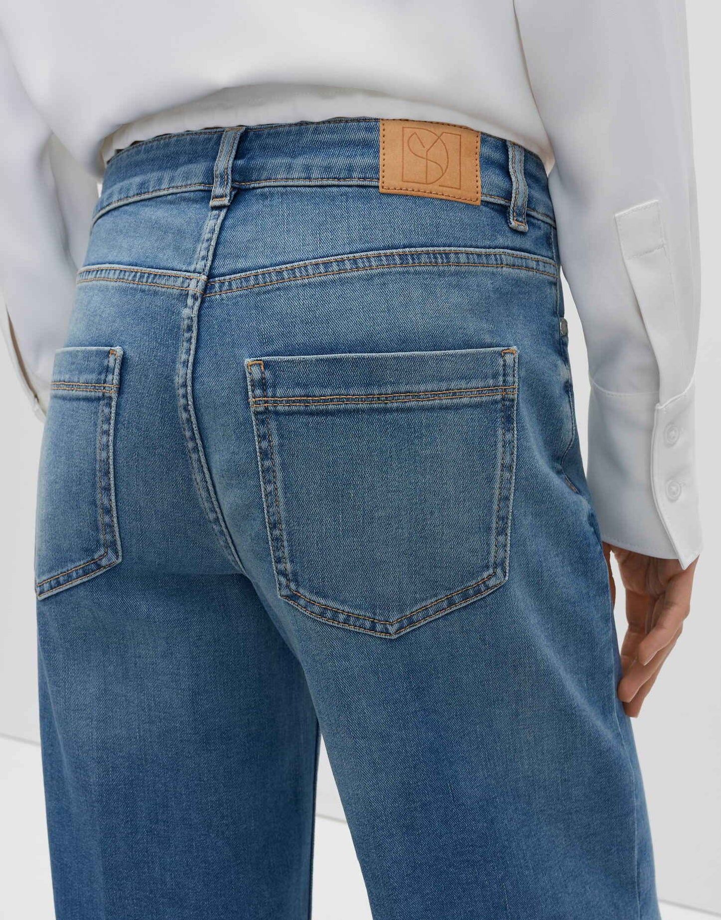 SOMEDAY JEANS CELLMA ICONIC MID REFINED BLUE