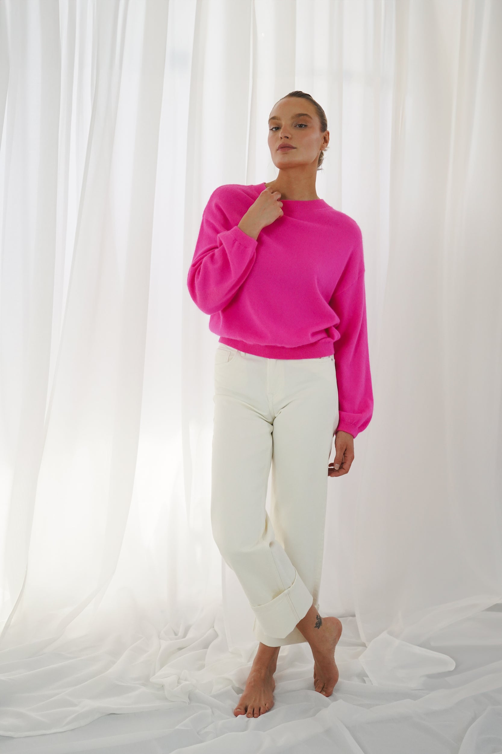 TWNS THE LABEL TRUI COLORADO NEON PINK