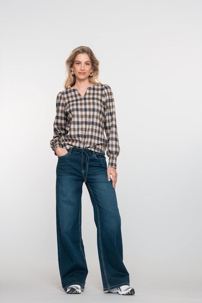 GEISHA JEANS LOOSE FIT DARK BLUE DENIM