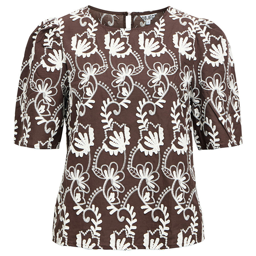 OBJECT TOP MYA SEAL BROWN