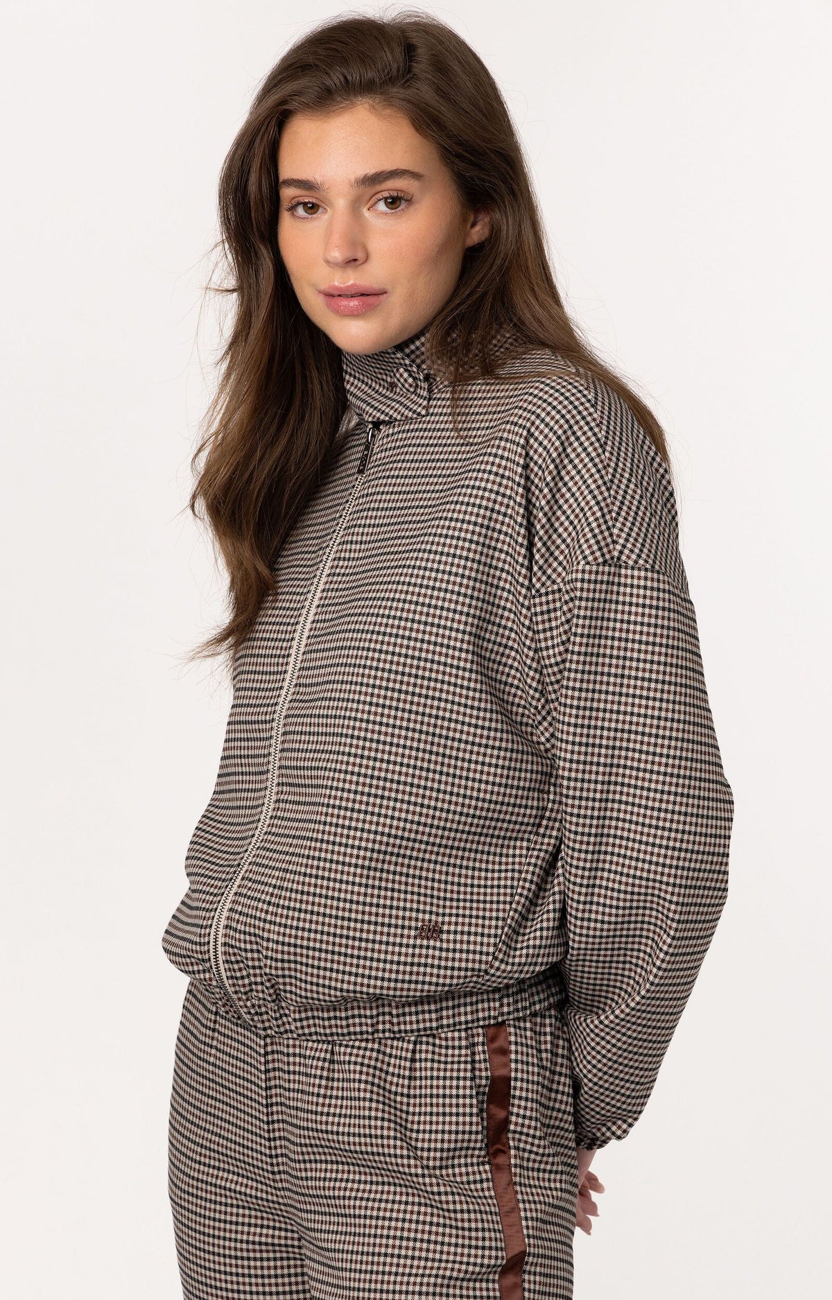 ANNA BLUE JACKET MELO BRUIN