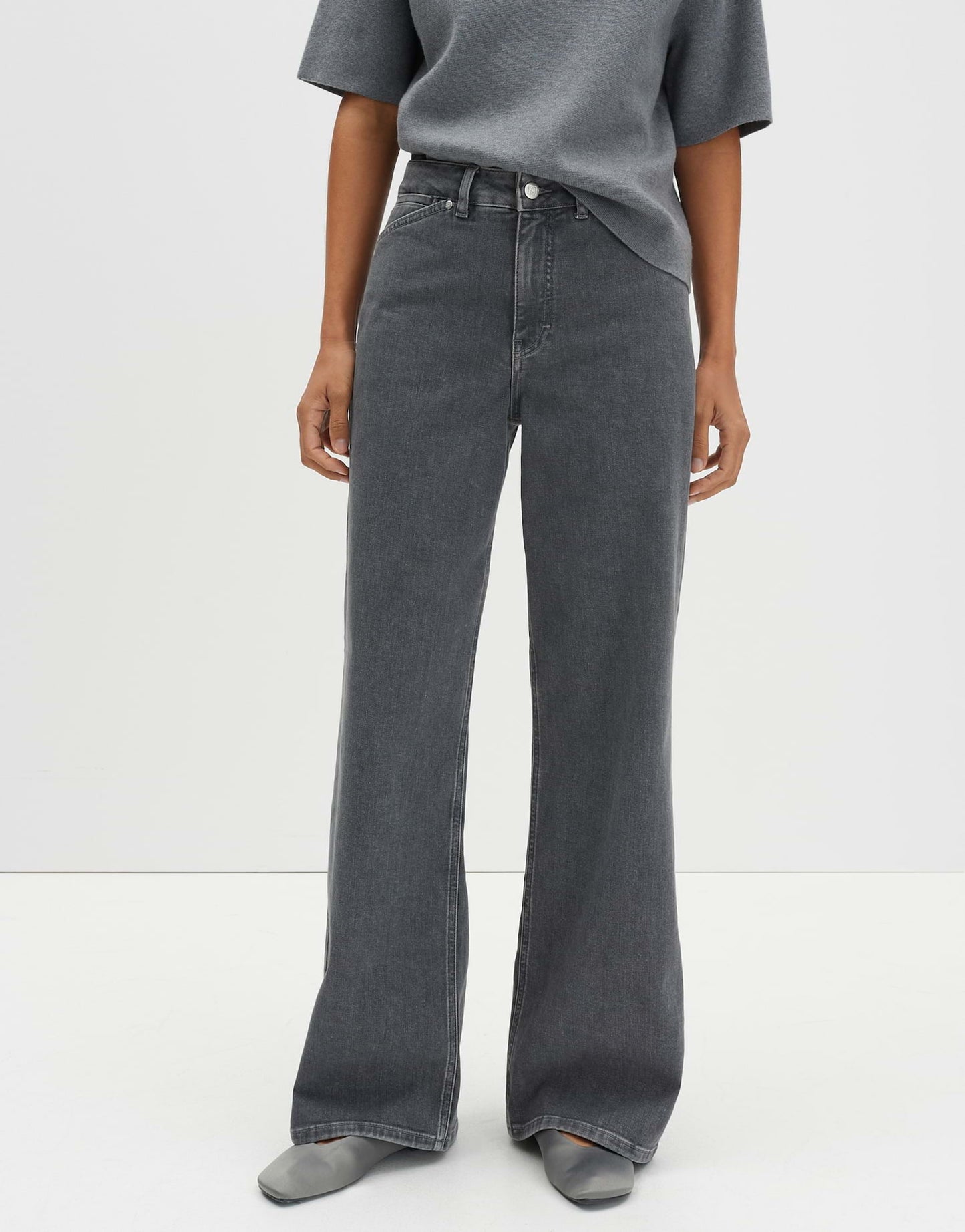SOMEDAY JEANS CELLMA EDGE MID REFINED GREY