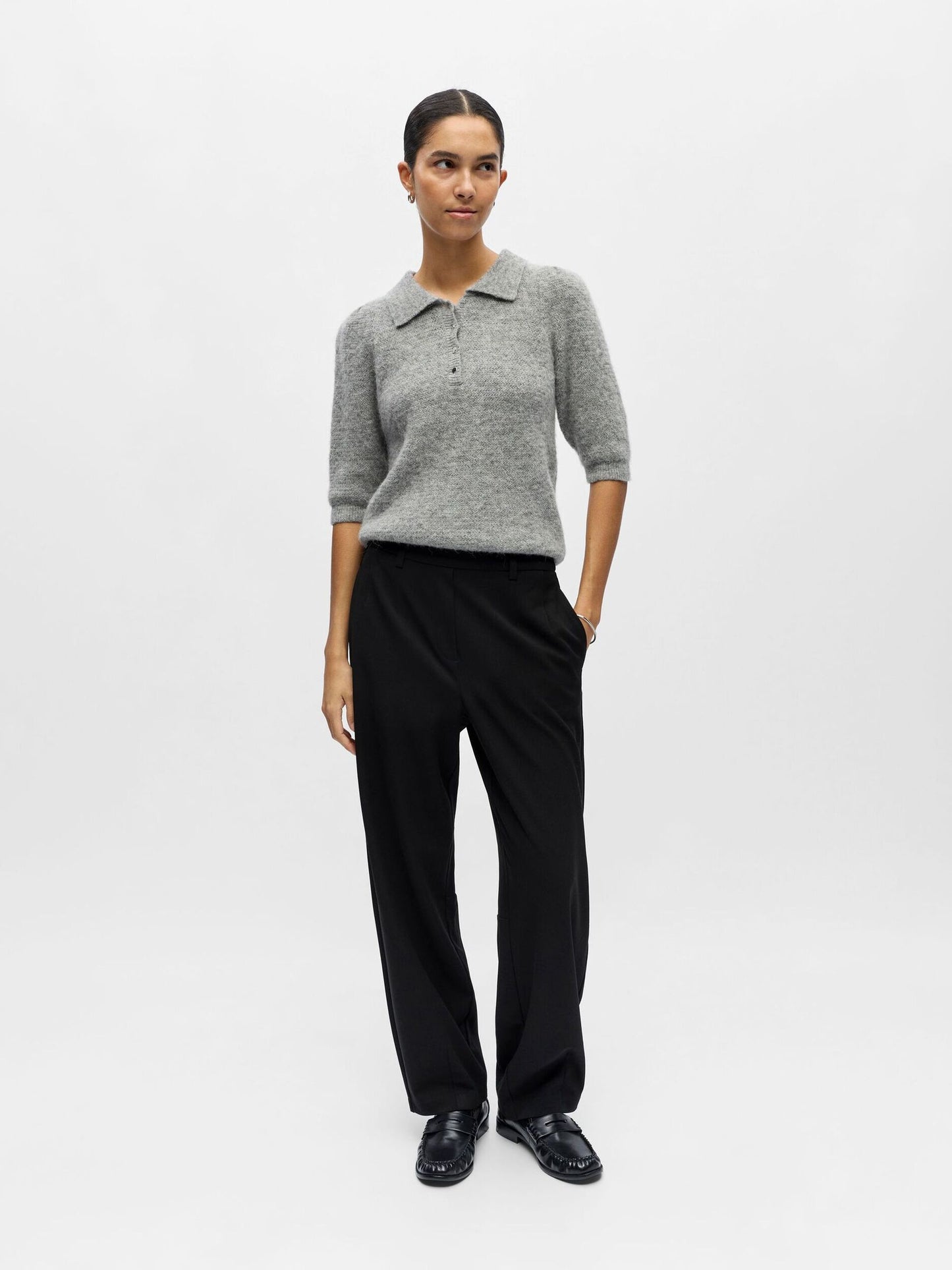 OBJECT BROEK LISA BARREL BLACK