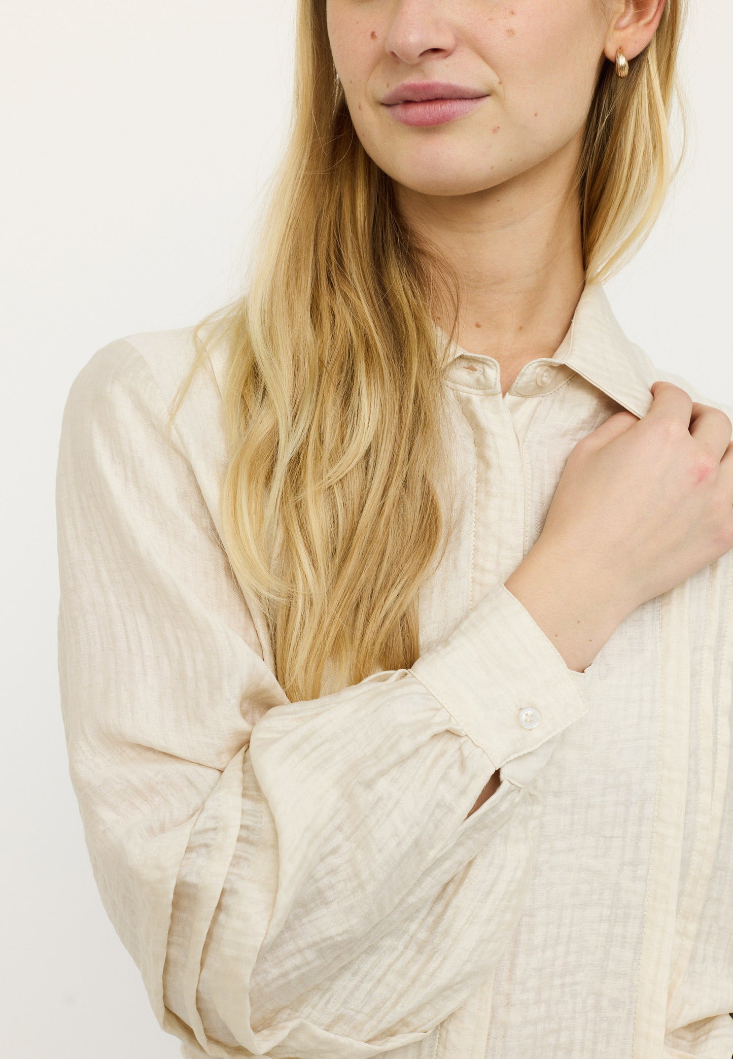 SOFT REBELS BLOUSE CELYSE ARCTIC WOLF