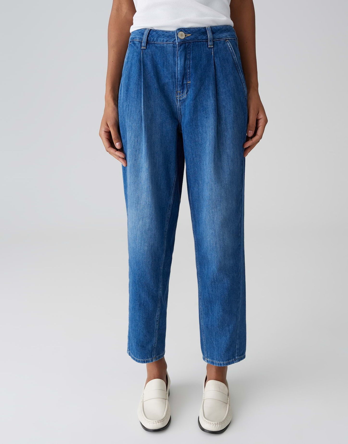 OPUS JEANS LOLAH COMFY MID SLOUCHY BLUE
