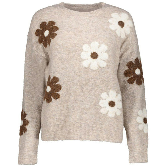 GEISHA TRUI FLOWERS SAND/BROWN