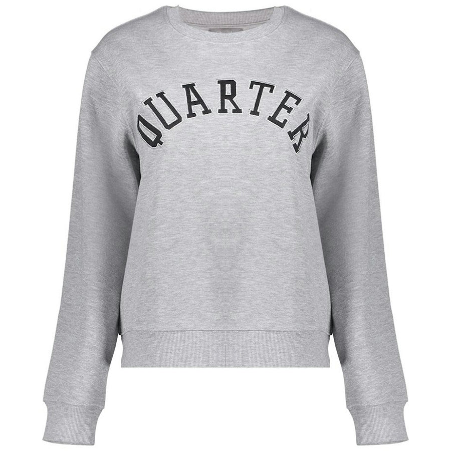 GEISHA SWEATER QUARTER GREY/BLACK