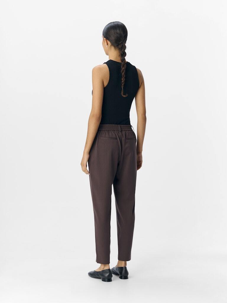 OBJECT BROEK LISA SLIM SEAL BROWN