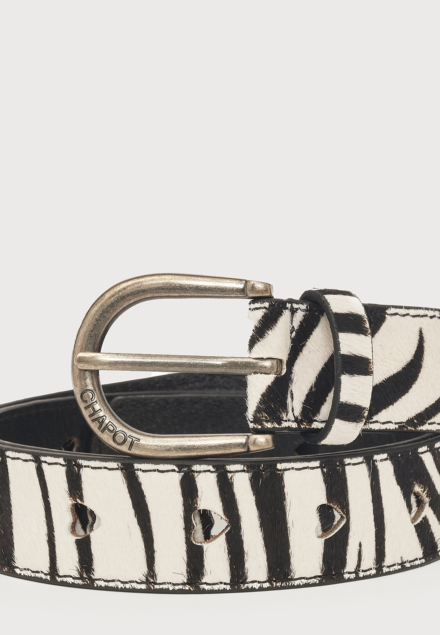 FABIENNE CHAPOT RIEM HAIRY BLACK/COSY WHITE