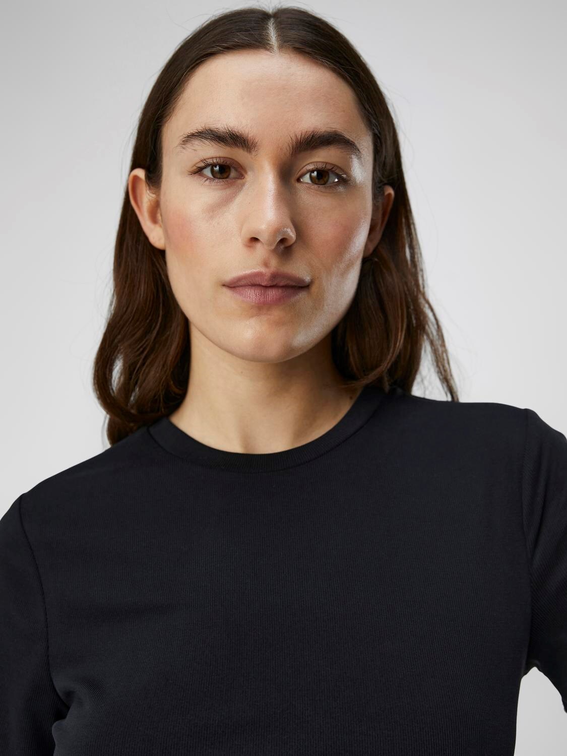 OBJECT TOP ANNIE RIB BLACK