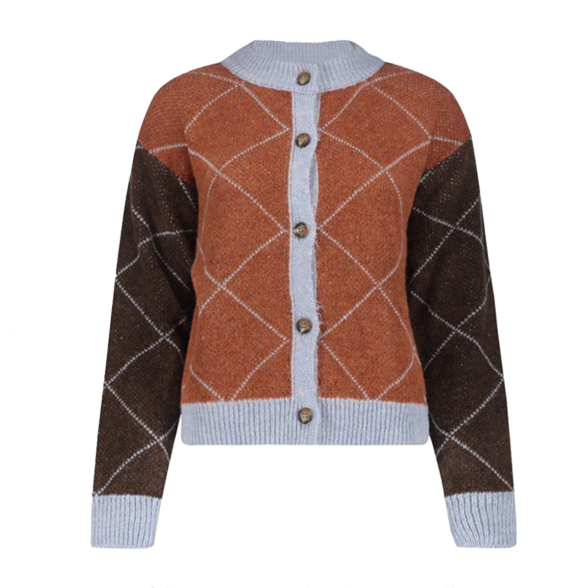 GEISHA TOFFEE/BROWN/LIGHT BLUE