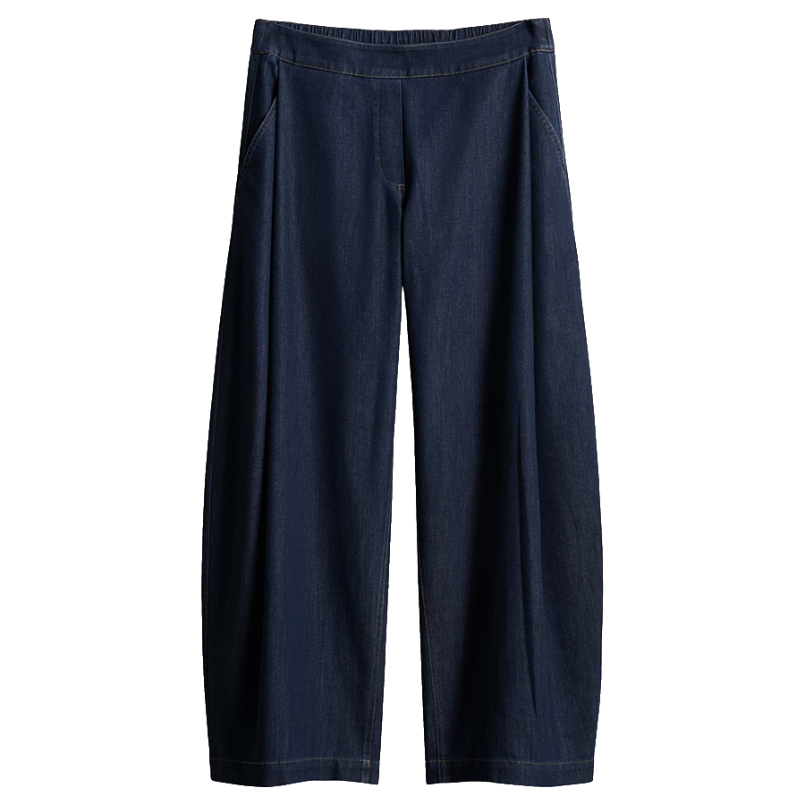 SOMEDAY JEANS CHARLIE CURVED DENIM RINSED DARK BLUE