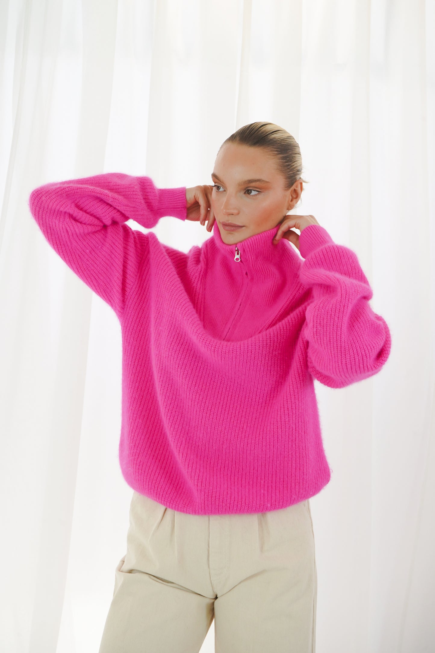 TWNS THE LABEL TRUI BRECKENRIDGE NEON PINK