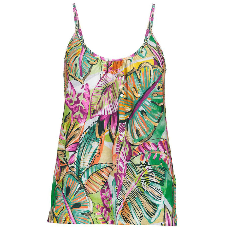 GEISHA TOP SUE GREEN/CORN