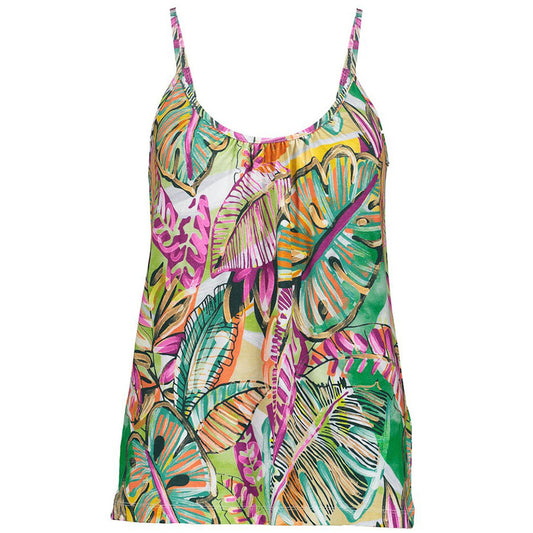 GEISHA TOP SUE GREEN/CORN