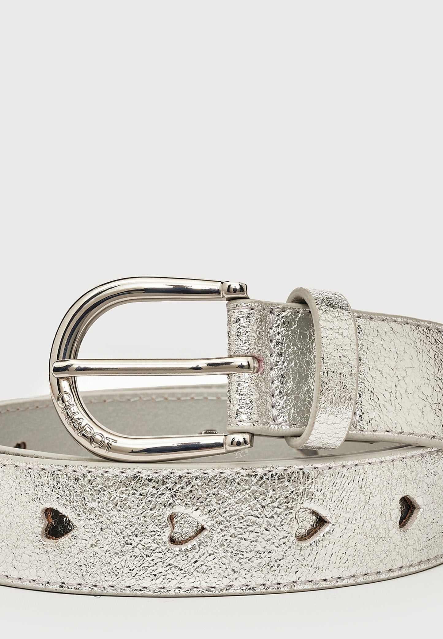 FABIENNE CHAPOT RIEM CUT IT OUT HEART SILVER UNI
