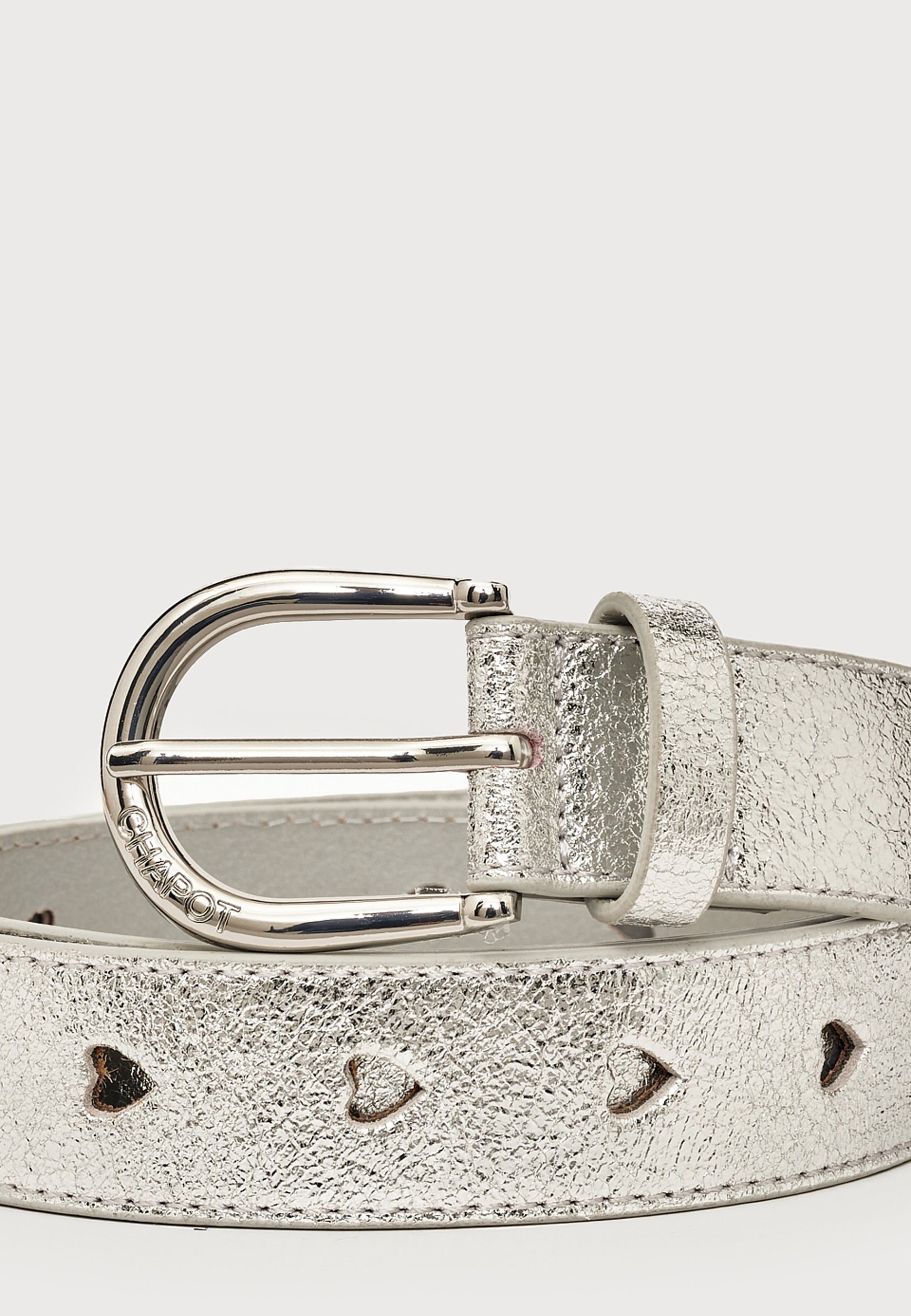 FABIENNE CHAPOT RIEM CUT IT OUT HEART SILVER UNI