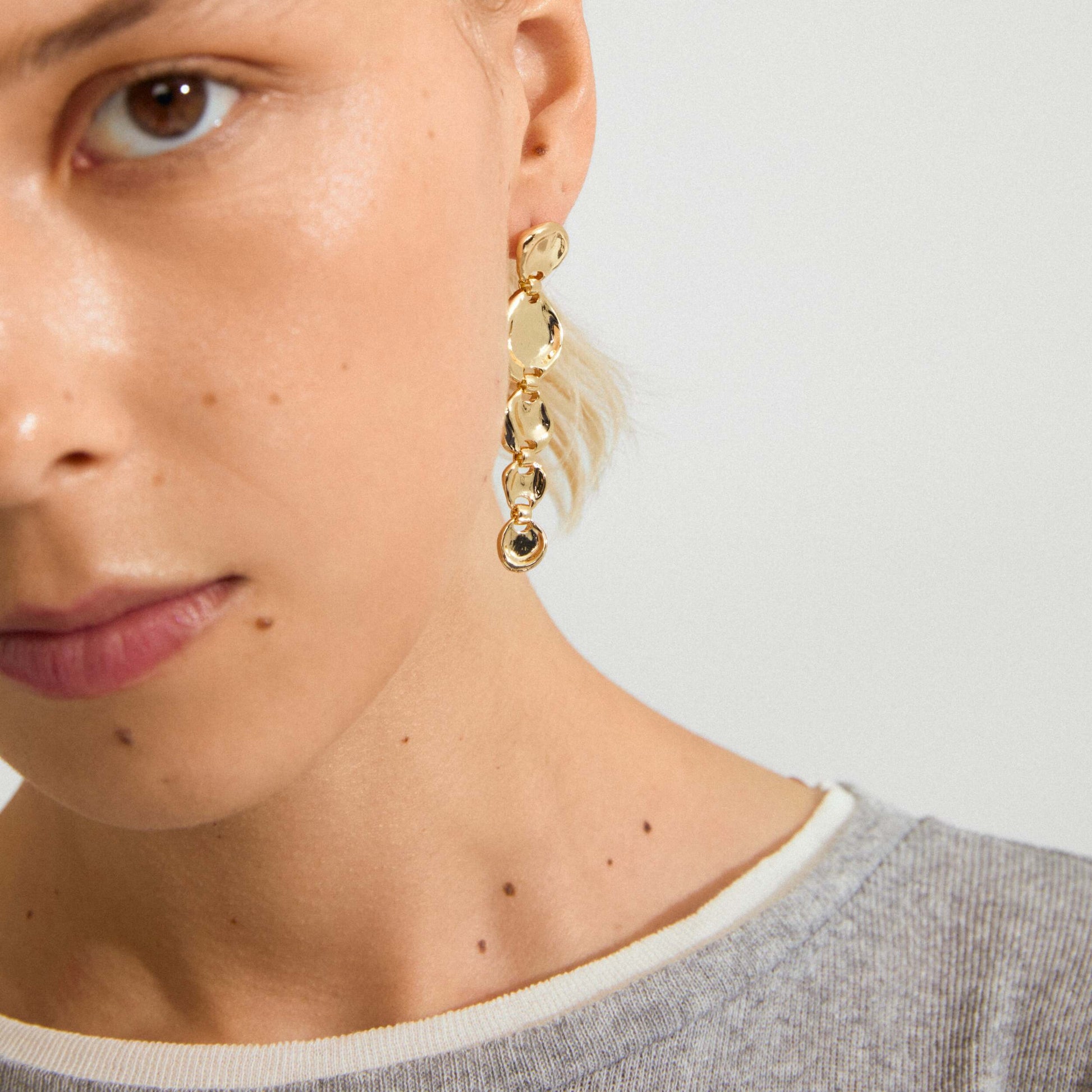 PILGRIM OORBELLEN SPARKLE SILVER-PLATED