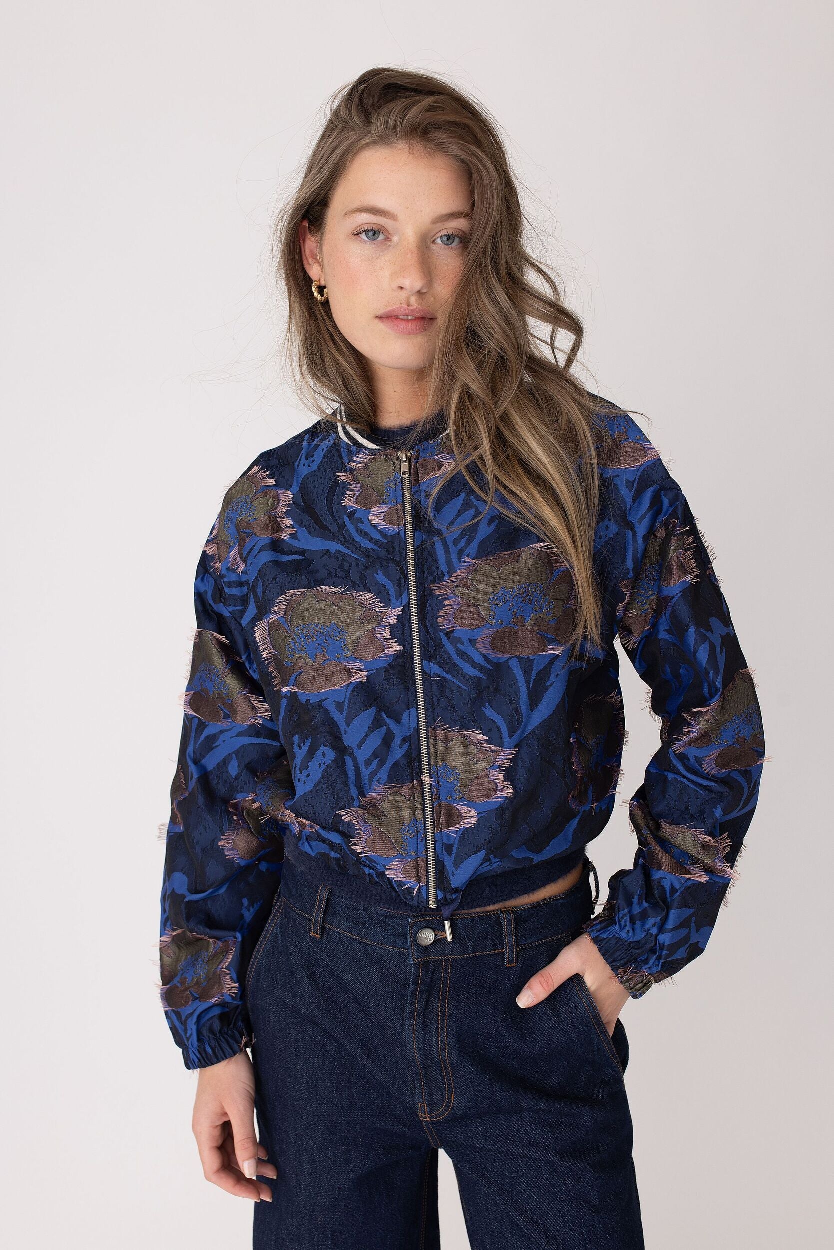 ANNA BLUE JASJE CRUSH COBALT