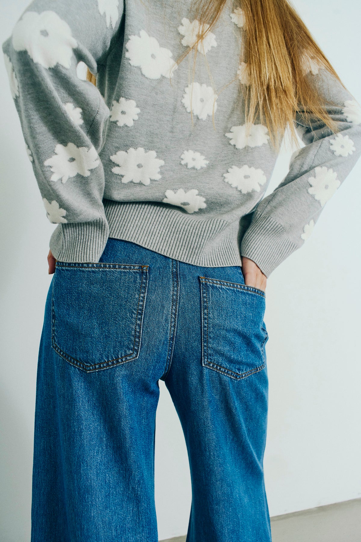 FREEQUENT TRUI ALPI L.GRIJS MELANGE/STAR OFF-WHITE