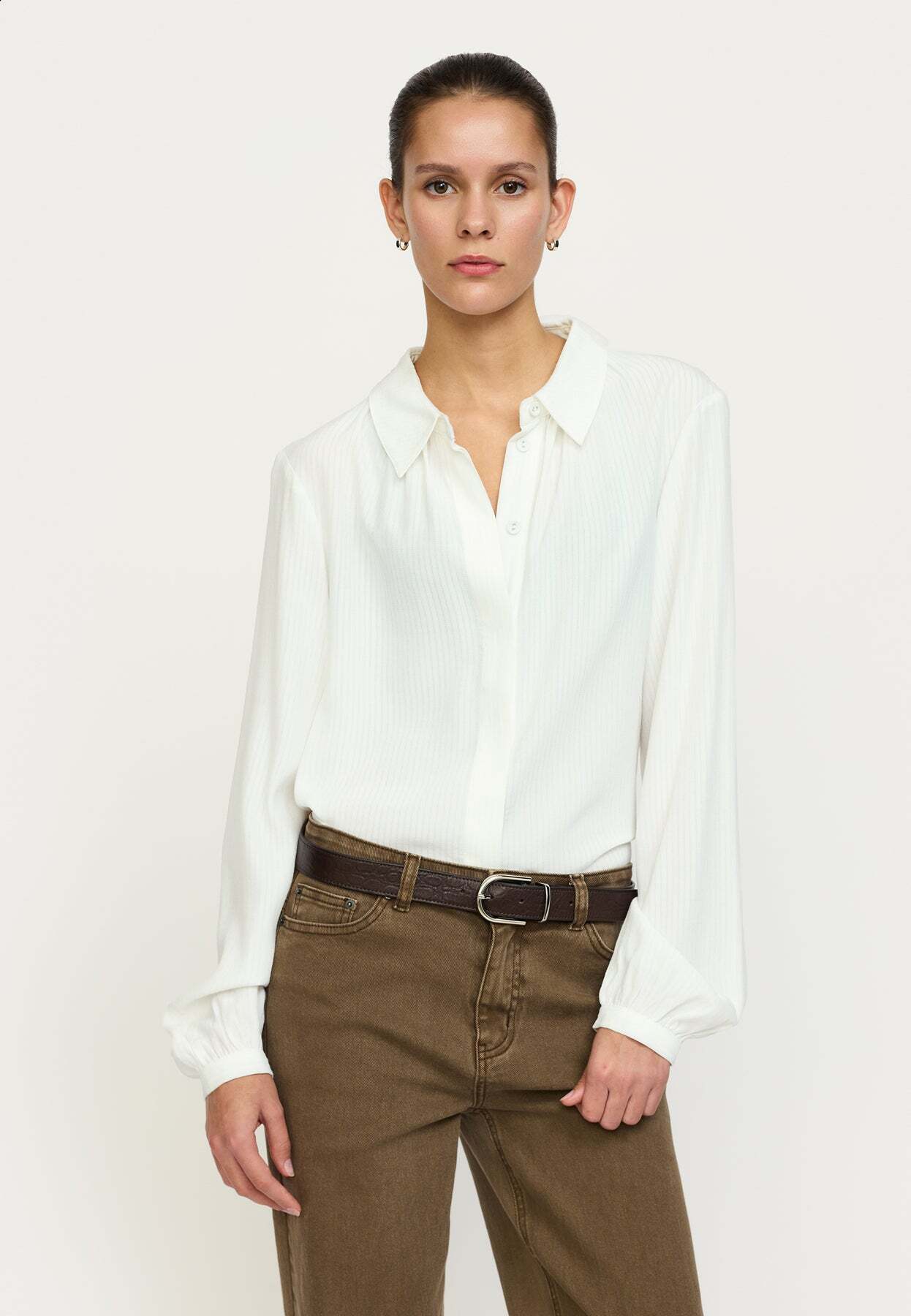 SOFT REBELS BLOUSE JARRAH SNOW WHITE