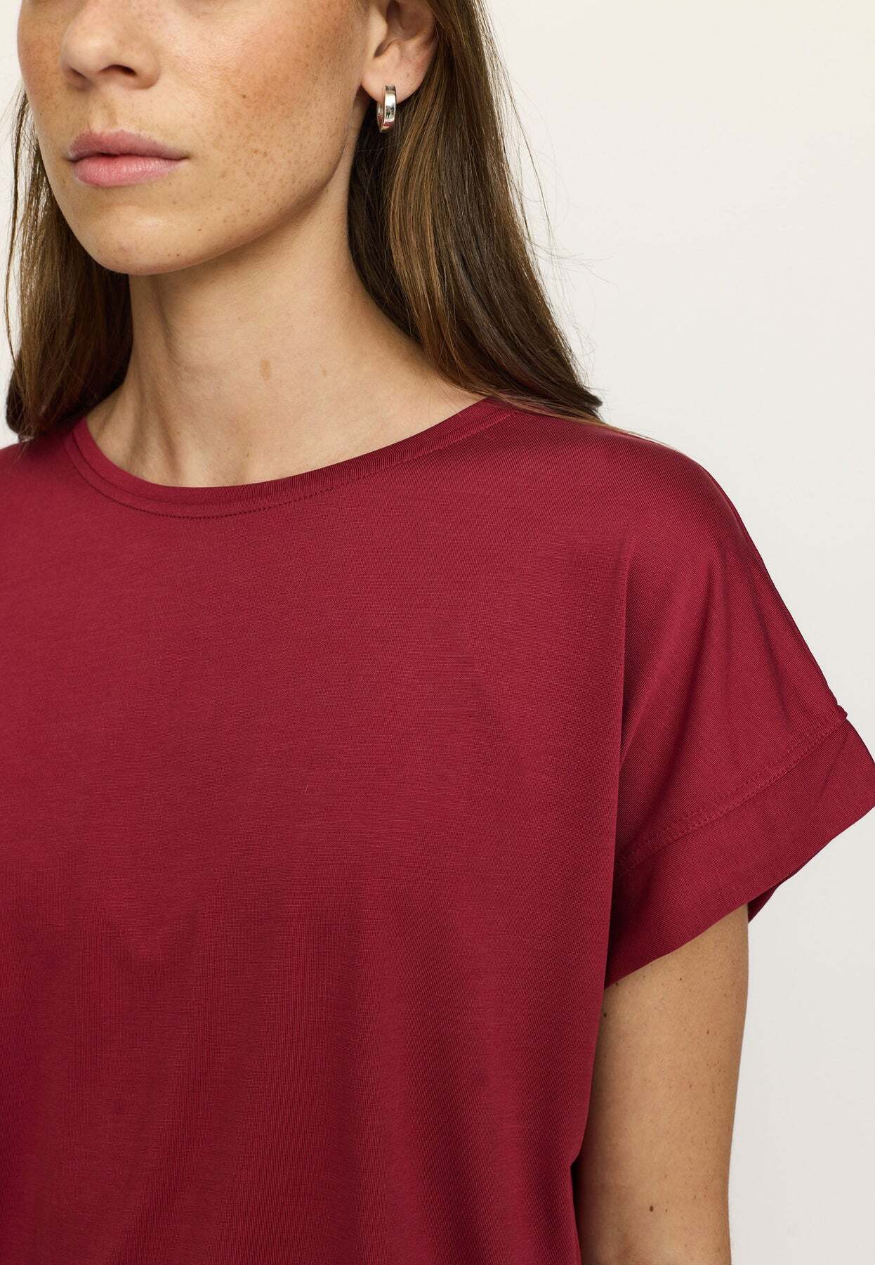 SOFT REBELS T-SHIRT ELLA BURNT RUSSET
