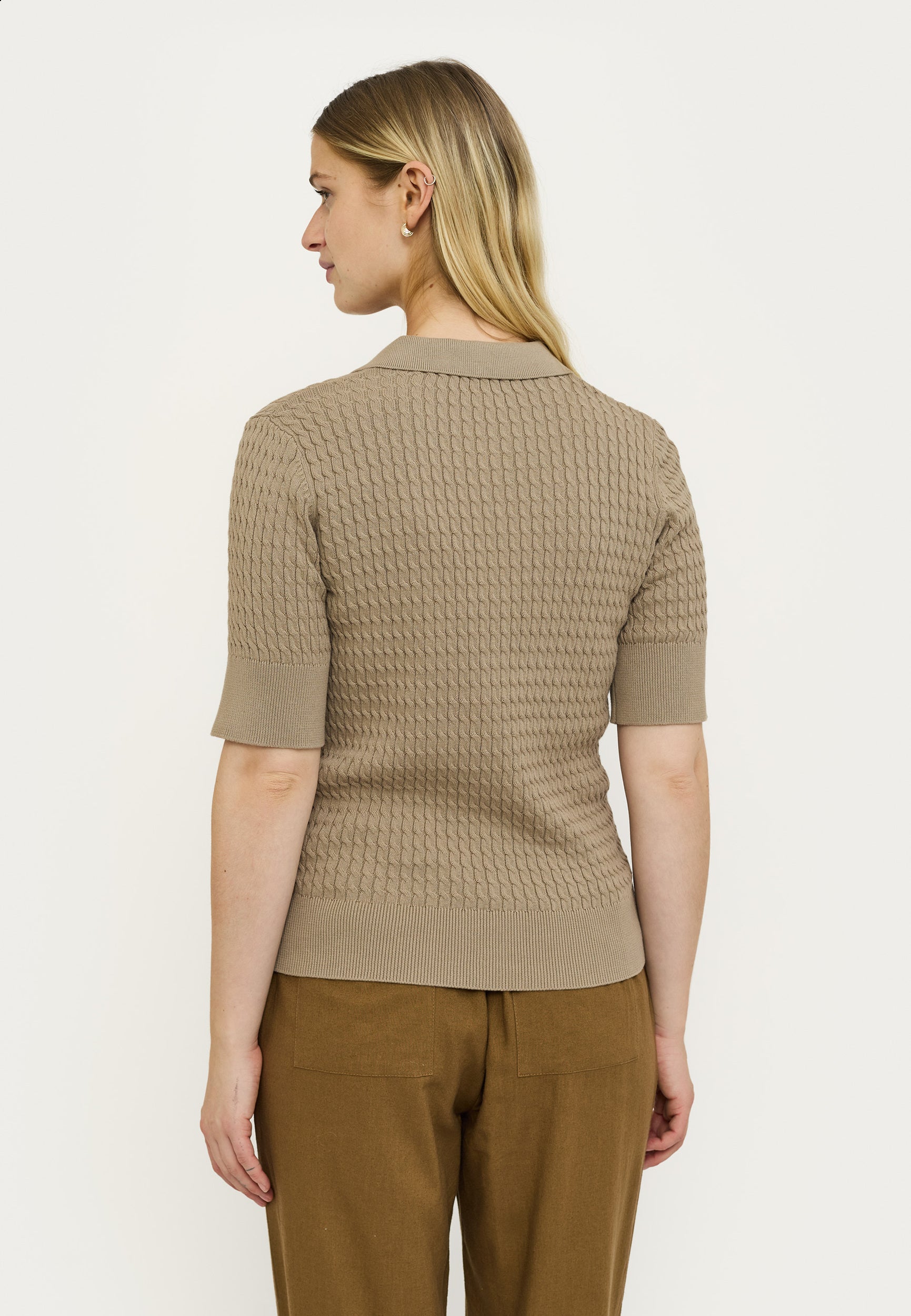 SOFT REBELS POLO BETH GREIGE